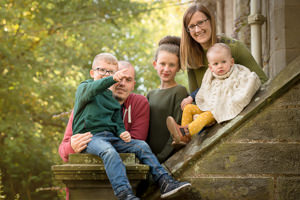 Family Photographer Edinburgh - outdoors natural photography Lauriston Castle