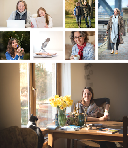 Collage for branding page Personal & business branding photography Edinburgh collage - Donna Green