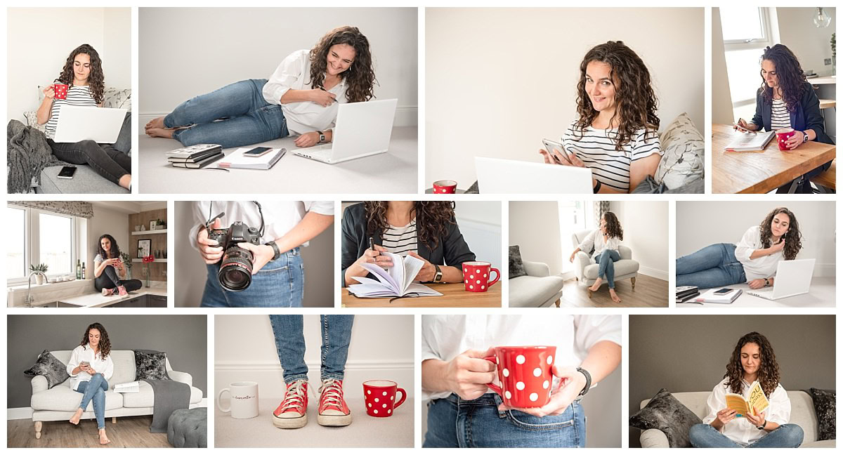 Personal branding photographer Edinburgh - lifestyle photoshoot