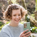 Brand Photographer Edinburgh - woman speaking into phone