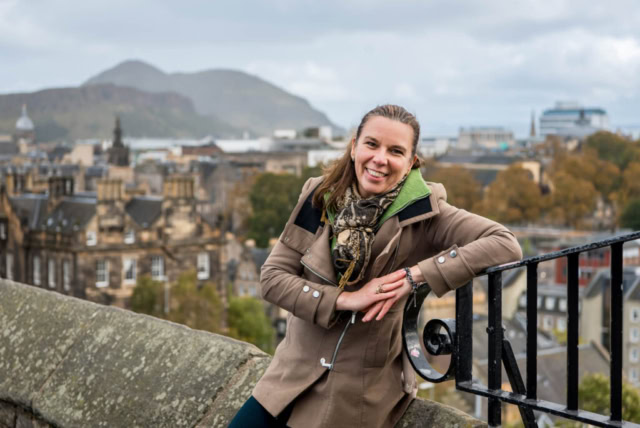 Personal branding photographer - photoshoot for business coach in Edinburgh, Scotland