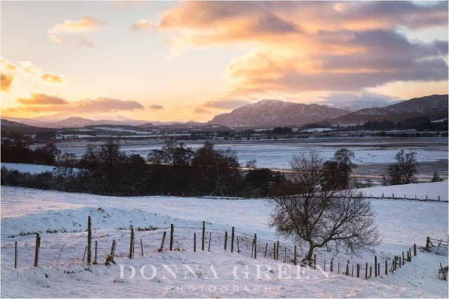 Looking toward Kingussie from the back road