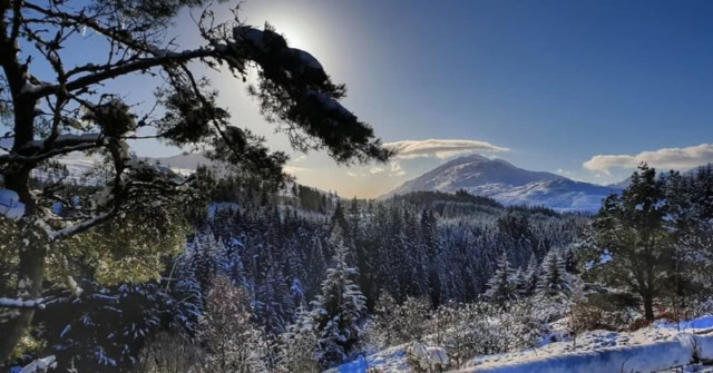 The hills of Lochaber from the Laggan Dam