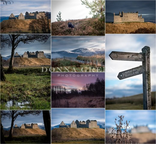 Ruthven Barracks, Kingussie, Badenoch, Inverness-shire, Highlands of Scotland