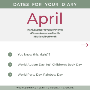 April awareness day dates