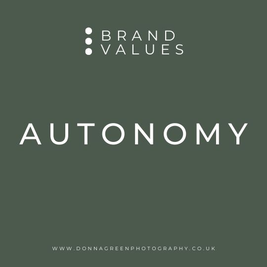 Branding Photography Scotland - brand values - autonomy