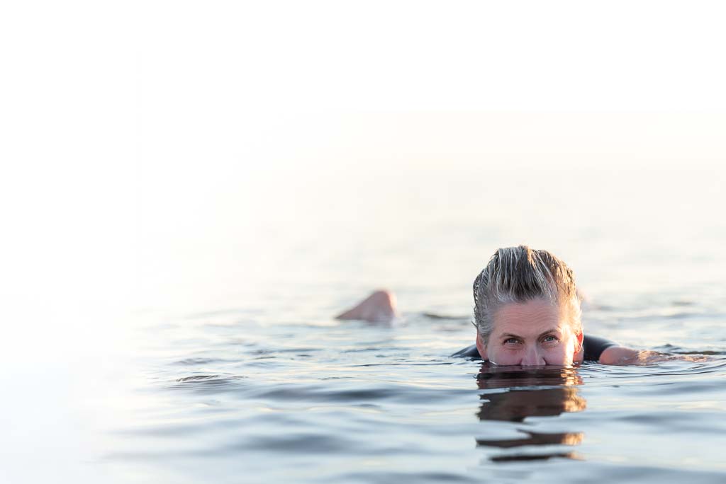 Brand photographer Edinburgh swimmer