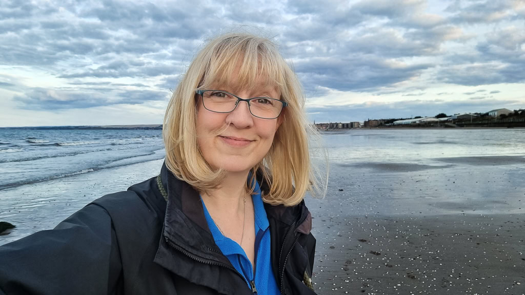 Brand photographer on Portobello beach in Edinburgh Scotland