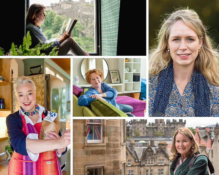 Dating profile photos Edinburgh - collage of headshot photographs