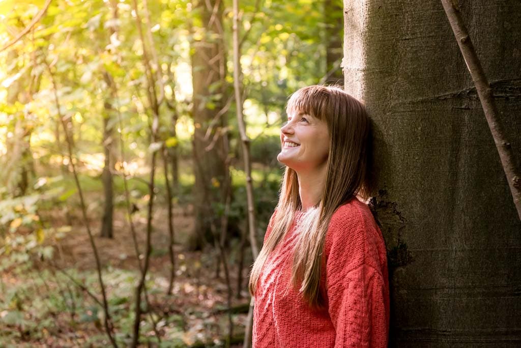 Photogenic small business owner brand photograph in Edinburgh Scotland
