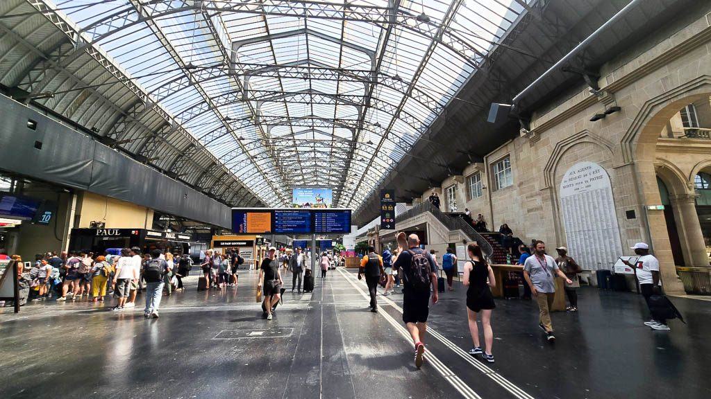 Showing the real you in brand photography - Gare de l'Est train station in Paris