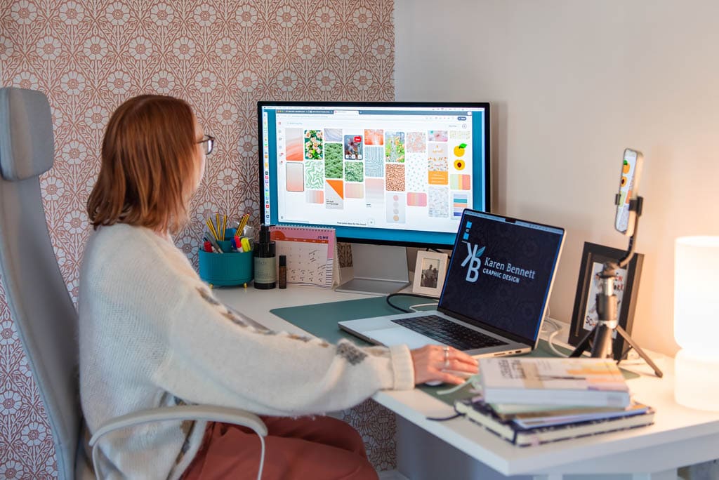 Brand photography session with a small business owner in Edinburgh — showing the confidence and clarity that comes from avoiding common branding mistakes.