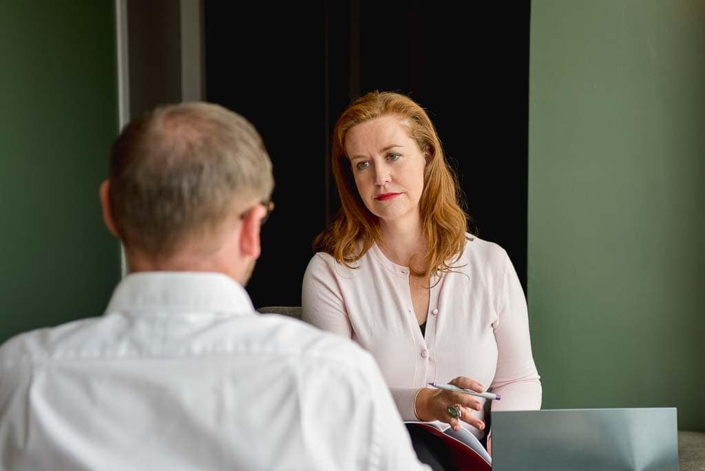 Business visiblity advice discussed on brand photoshoot in Glasgow, Scotland