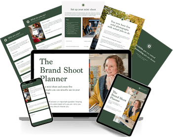 Free brand shoot planner for small businesses by brand photographer based in Edinburgh and working across Scotland, Donna Green