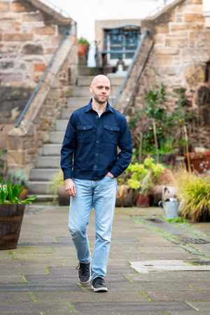 Dating profile photos photoshoot in Edinburgh, Scotland