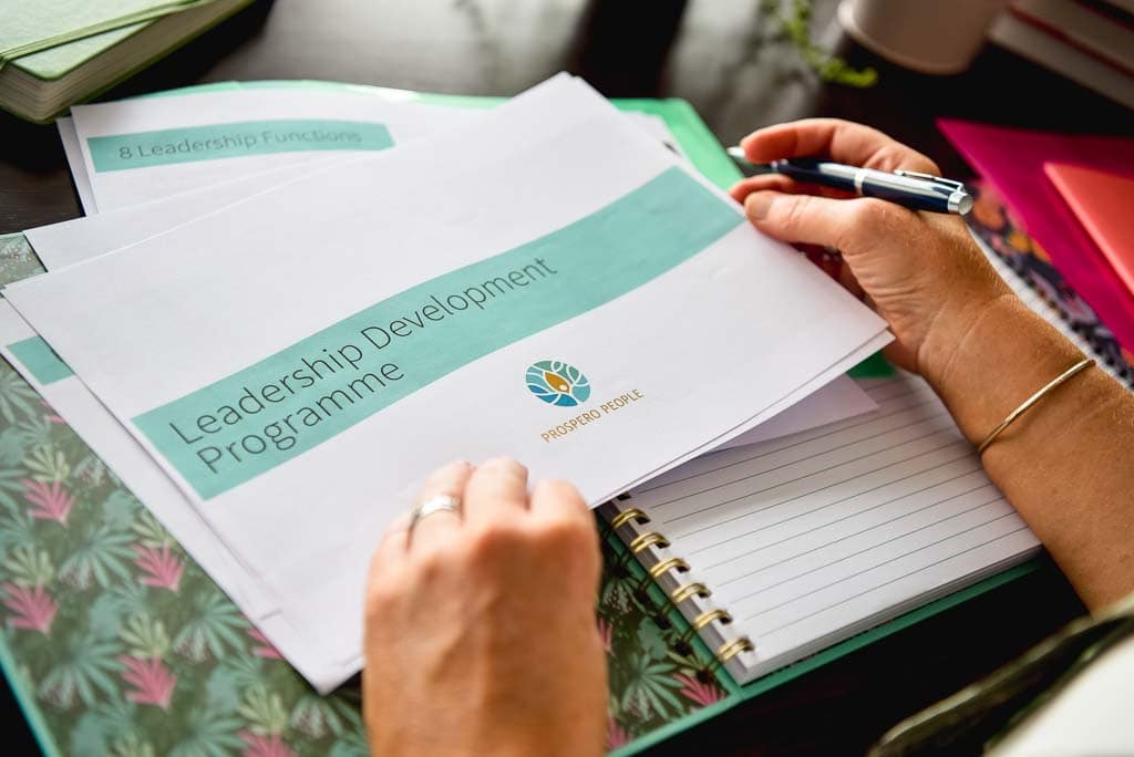 Glasgow brand photography detail showing leadership development materials used by a business consultant
